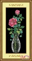 HQ009 - Bình hoa hồng (Tranh 3D)